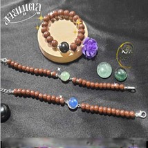 New Ore Steel Stone Handmade Amulet Wrist Bracelet Elegant and Strong  - $25.00