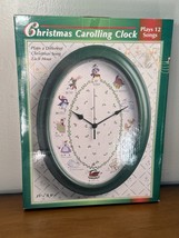 VTG J.S.N.Y. Christmas Caroling Musical Wall Clock Plays 12 Holiday Song... - $655.52 MXN
