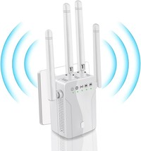 WiFi Extender Signal Booster for Home Internet Repeater Range Covers Up to 8470  - £55.79 GBP
