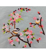 Vintage Embroidered Songbird Cherry Blossoms 10x10 Handmade Fabric Texti... - €18,78 EUR Vintage Embroidered Songbird Cherry Blossoms 10x10 Handmade Fabric Texti... - €18,78 EUR