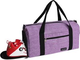 Duffle Bag for Women Waterproof Duffel Bag Gym Bag with Shoe Compartment Wet Poc - £27.14 GBP