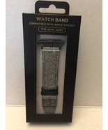 NEW American Exchange Mens PU Leather Strap for Apple Watch 42mm &amp; 44mm,... - $12.25 CAD