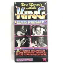 Rare Moments With The King VHS Goodtimes Video Cassette Elvis Presley Sealed New - $11.95