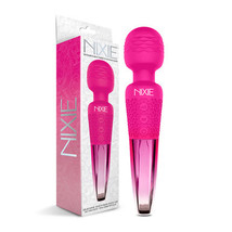 Nixie Rechargeable Wand Massager Pink Ombre Metallic - £46.08 GBP