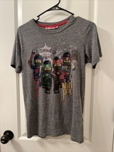 Lego NinjaGo Boys Short Sleeve T-Shirt Graphic Size XL Gray - $27.72