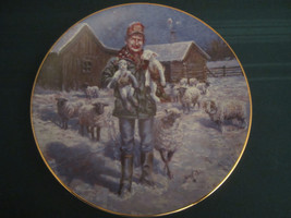 COUNTRY CHRISTMAS 1992 Collector Plate LOWELL DAVIS Born On a Starry Nig... - $72.57