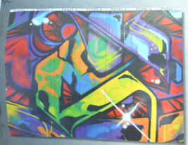 Graffiti Wallpaper Wall Mural Self-adhesive MURAL DIRECT&#39;&#39; 8ft H x 10.5ft W - £102.81 GBP