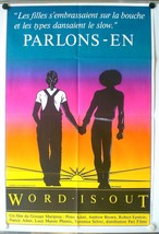 Word Is Out- Parliamo IN – Docu Gay &amp; Lesbien- Originale Poster – Locandina - - £176.03 GBP