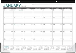 2024 Desk Calendar - Desk Calendar 2024, 17&quot;X12&quot; Desktop Calendar, Jan. 2024 - D - £7.46 GBP