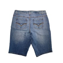 Cato Womens Size 16W Jean Denim Shorts Jeans Long Blue Denim - £14.75 GBP