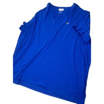 Lacoste Men T Shirt 100% Pima Cotton Blue FR 9 US XXXXL 4XL - $34.62