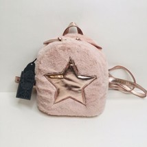 T-Shirt &amp; Jeans Small Back Pack with Faux Fur Flap, Pink - $24.19