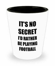 Football Shot Glass Sport Fan Lover Funny Gift Idea For Liquor Lover Alcohol 1.5 - £10.26 GBP