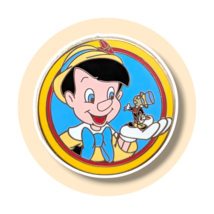 Pinocchio Disney Pin: Best Friends Jiminy Cricket and Pinocchio - $20.00