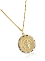 Collection Men&#39;s 14k Gold-Filled Round Saint Compass - £203.21 GBP