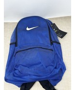 Nike Brasilia Mesh Backpack Blue Gym School Training Workout Swoosh Bag - $49.49