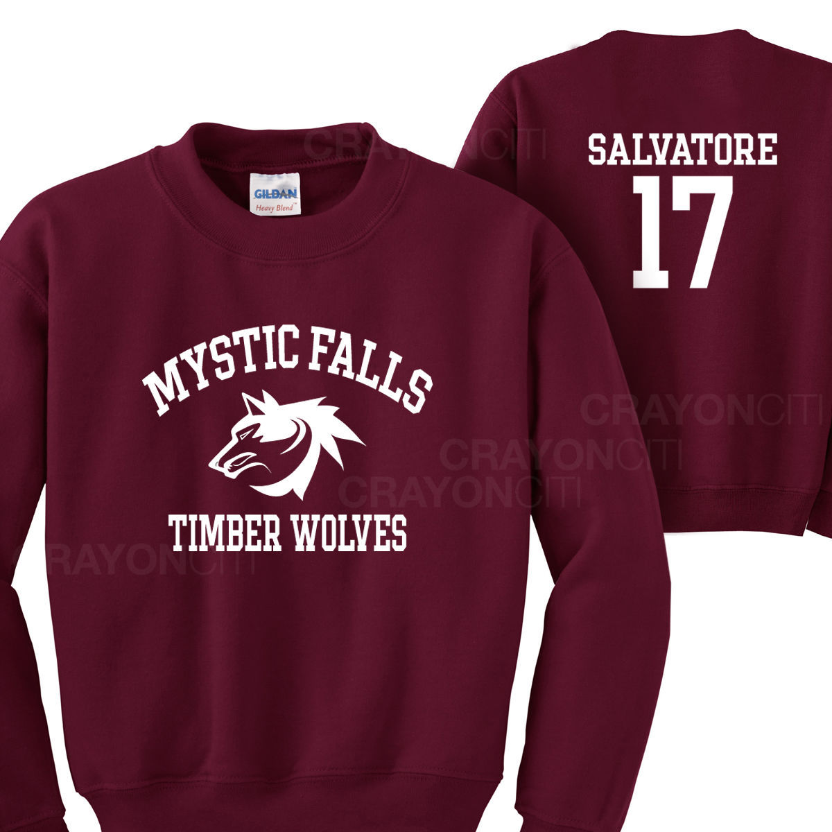 Mystic Falls Vampire Diaries Sweatshirt - $24.02 - $27.76