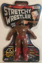 Stretchy Wrestler In Red Tights 4x Stretch Power Toy Ja-Ru - New Sealed T4 - £6.30 GBP