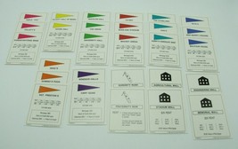 Purdueopoly Deeds Property Cards Replacement Game Parts Complete Set - £6.32 GBP