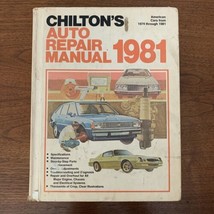 Chiltons 1974-1981 Auto Repair Manual American Vehicles 6956 Hardcover Complete - £7.73 GBP
