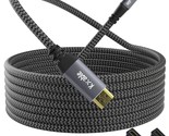 Usb C To Hdmi Cable 20 Feet, 4K@60Hz Hdr Braided Cord, Long Usb 3.1 Type... - $64.99