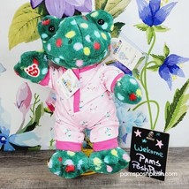 Build A Bear Jolly Jumps Frog 16&quot; Rare Pink Snowman Sleeper Christmas Po... - £102.26 GBP
