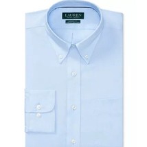 Lauren Ralph Lauren Men's Classic Fit Blue Long Sleeve Dress Shirt New With Tags - £31.17 GBP