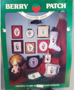 Berry Patch International Santas Cross Stitch Claire Bryant 1983 Vintage... - £10.01 GBP