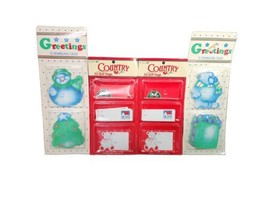 Vintage Christmas gift tags trims and Cards pack LOT of 88 Tags Cleo 80&#39;s Cute - £14.17 GBP