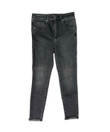 We The Free People Gray Charcoal Raw Hem Mid Rise Skinny Jeans size 28 S... - €22,58 EUR