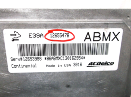 13-14-15-16  MALIBU/ENCLAVE/TERRAIN/EQUINOX/SRX/ ENGINE COMPUTER.ECU.ECM.PCM image 3