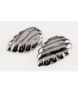 Sterlingsilber Zum Anklipsen Blatt Damen Ohrringe - $123.88