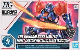 Hg P-BANDAI Gundam Base Limited Efreet Custom [Metallic Gloss Injection] - Nib - £39.78 GBP