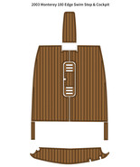 2003 Monterey 180 Edge Swim Platform Cockpit Pad Boat EVA Foam Teak Deck... - $977.75 CAD