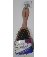  Conair Colorvibes Detangling Hair Brushes with Flexible Cushion #88740 - £8.64 GBP