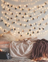 17Ft 50 LED Fairy String Lights with Clear Clips - Perfect for Dorm, Bed... - €14,90 EUR