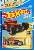 Hot Wheels 2018 HW 50 Race Team Series #334 Bone Shaker Orange w/ HW50s - £3.86 GBP