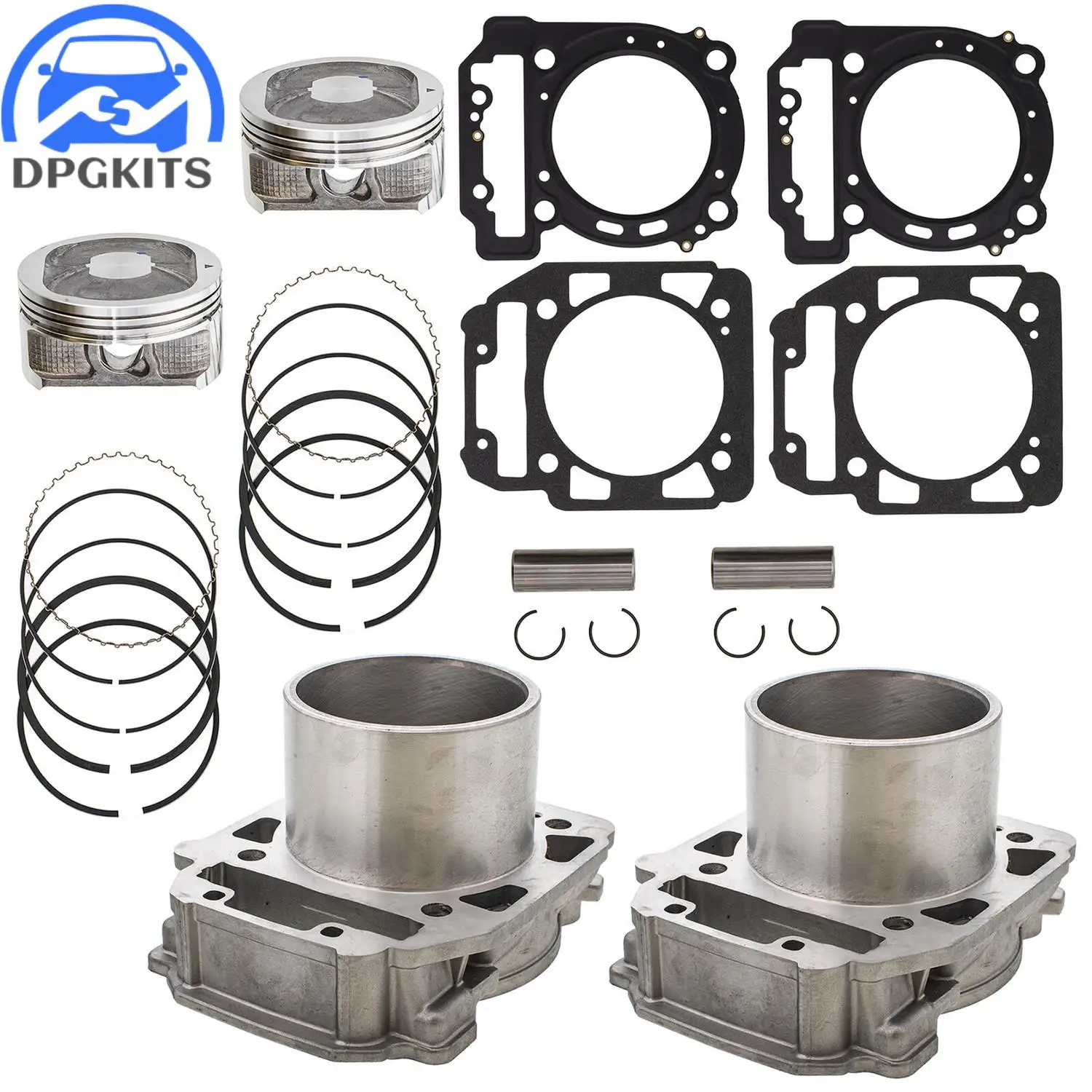 91mm Front Rear Cylinder Piston Set For Bombardier BRP Can-Am Outer Max 800 2006 - $478.50