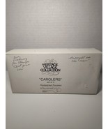 Dept. 56 Dickens Heritage Village Dickens Carolers Set of 3 Black Post V... - $368.01 MXN