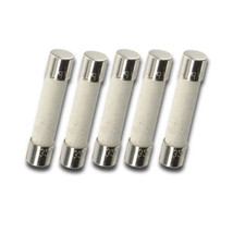 Pack of 5 MDA 6A (BK/MDA 6A) 125V/250v Slow Blow Ceramic Fuses, T6A 6 am... - $13.99