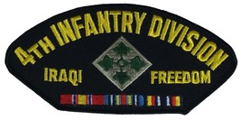 4TH Infantry Division Iraqi Freedom Patch - Multi-Colored - Veteran Owned Busine - $13.28