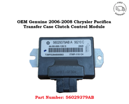 OEM 2006-2008 Chrysler Pacifica Transfer Case Clutch Control Module 5602... - $24.74