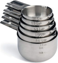 Stainless Steel Measuring Cups Set (6 Piece Set) - £25.64 GBP