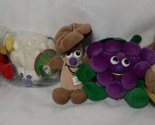 Lot Of 5 Toy Box Creations Vintage Veggie Friends Fruits Seedies Plush Toys - $19.40
