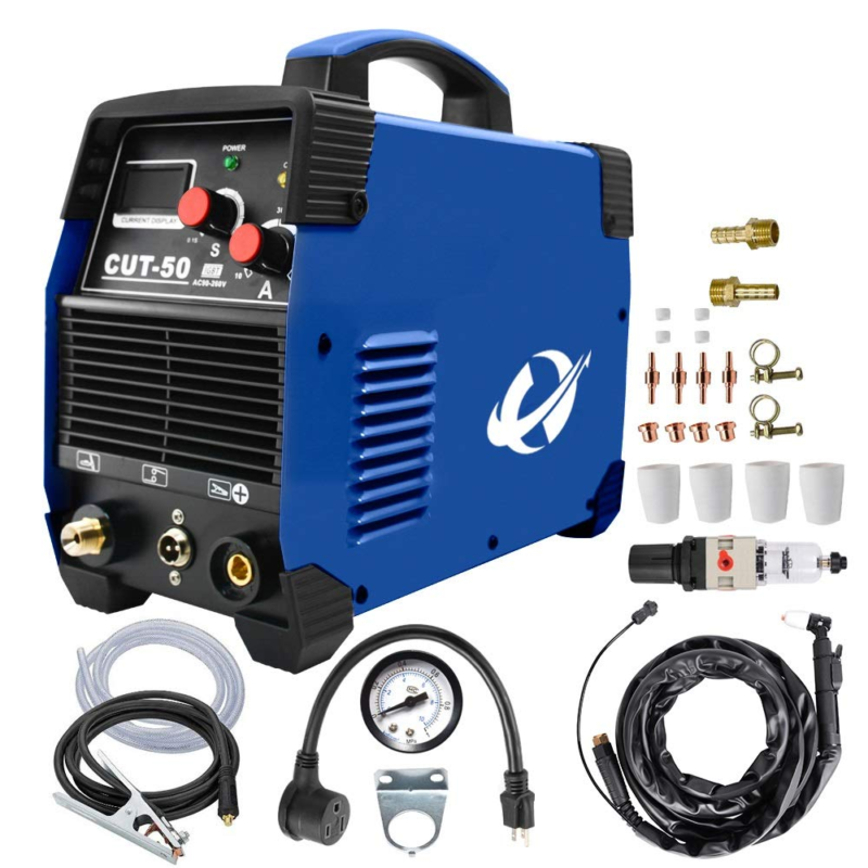 110V/220V Dual Voltage IGBT Cutting Machine Plasma Cutter, CUT50 50 Amp - $256.48