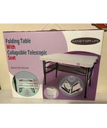 Hardrock New Folding Table With Collapsible Telescopic Seat - $883.70 MXN
