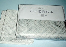Sferra Mosaico Tin F/Queen Duvet Cover 3 PC. Set Cotton Sateen Print Italy New - $298.90