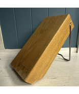 CUTCO Space Saver 5 Slot Knife Block - Honey Oak Finish (1746) Wood &amp; Steel - $20.33 CAD