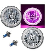 Octane Lighting 7 Inch SMD Pink LED Halo Angel Eye H4 Headlamp Headlight... - $2,208.27 MXN