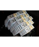 10K FULL PRINT Realistic Prop  Money New Fake 100 Dollar Bills REAL CASH... - $3.00